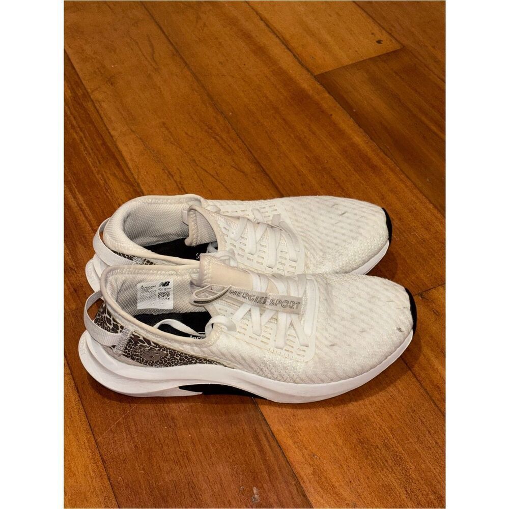Women’s New Balance White and Black Training Sneakers size 7